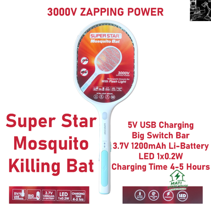 Super Star Mosquito Bat